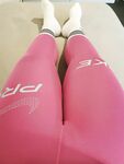 Pink Nike Pro Leggings: 6 Nude Pics