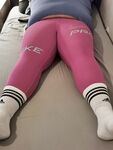 Pink Nike Pro Leggings: 6 Nude Pics