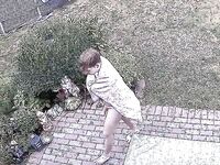 Voyeur, spy caught porn tape