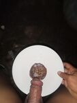 Jerking of my load in food: 3 Nude Pics