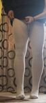 Pantyhose handjob in front of mirror: 14 Nude Pics