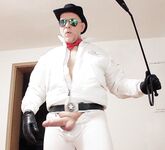 White Lycra Cowboy 1 : 5 Nude Pics
