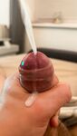 My cock photographed while cumming: 8 Nude Pics