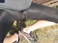 Outdoor in nylon tights: 28 Nude Pics