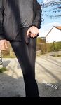Outdoor in nylon tights: 28 Nude Pics