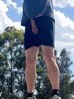 Straight guy playing outdoor basketball dick out in public: 21 Nude Pics