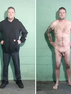 Clothed, and nude: 3 Nude Pics