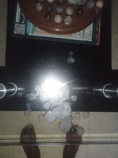The table soaked with my load of cum: 3 Nude Pics