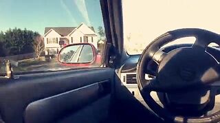 I got horny and had to masturbate in the car
