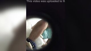 He spits on that cock to stroke it off good