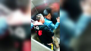 Asian twinks gay porn caught fucking in public toilet stall. Spy caught too.