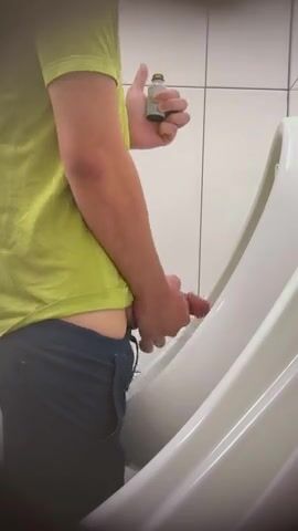 Asian Jerk Off In Public Bathroom