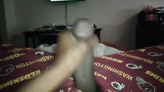 Making my dick explode like a volcano