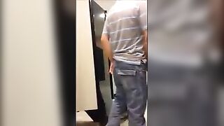 Caught a group of guys fucking a public restroom