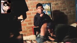 Curious Peruvian straight guy having gay sex
