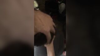 French dude sucking two horny straight guys.