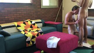 Fucked raw and bred by young stud