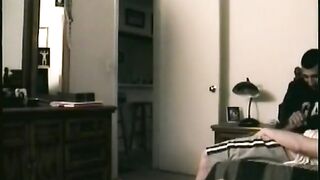 Straight Roommate gets his cock sucked by gay dude to pay the rent