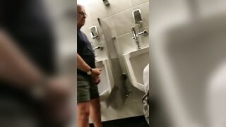 In public bathroom