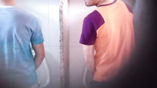 Caught fast blowjob in public toilet