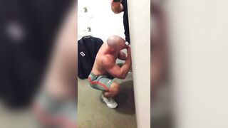 daddy gets sucked at the mall
