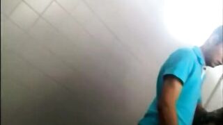 Caught Cute Guy Blown in Bathroom