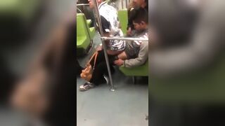 Riding more than the train fucked in public