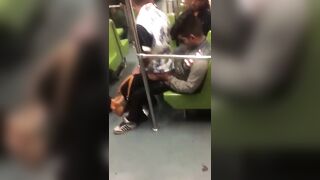 Riding more than the train fucked in public