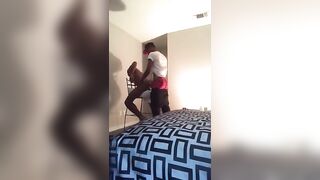 I recorded my roommate fucking my ass with his big bone