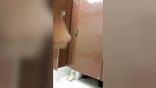 Cruising in latin public restroom