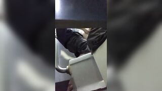 Horny guys recorded while fucking in a public toilet