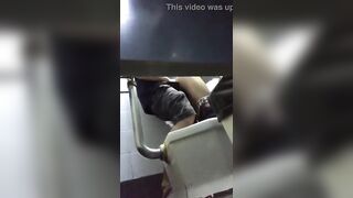 Horny guys recorded while fucking in a public toilet