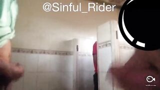 Public Restroom Mutual Jerk Show