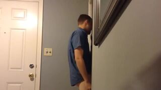 Str8 Handyman cable guy enjoy glory hole