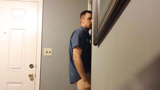 Str8 Handyman cable guy enjoy glory hole
