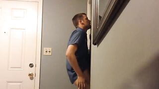 Str8 Handyman cable guy enjoy glory hole