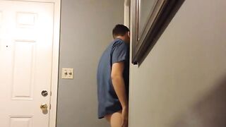 Str8 Handyman cable guy enjoy glory hole