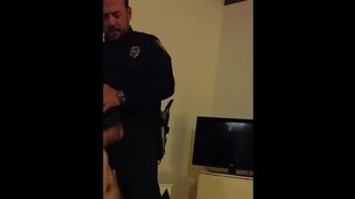 Caught Police hard blowjob