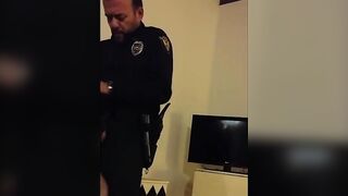 Caught Police hard blowjob