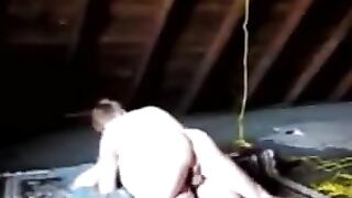 Red fucks me in the attic and cums twice