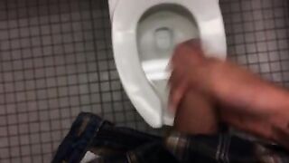Cruising with guys in the public restroom and caught