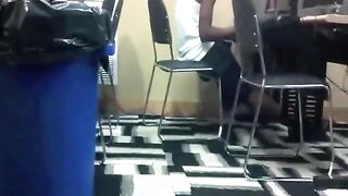 Caught Dude Jacking Off in Public Computer Lab
