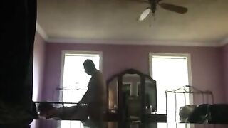 Fucking worker during his lunch break while parents not home