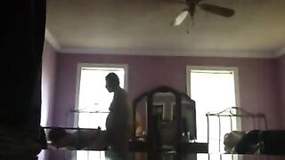 Fucking worker during his lunch break while parents not home