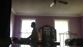 Fucking worker during his lunch break while parents not home