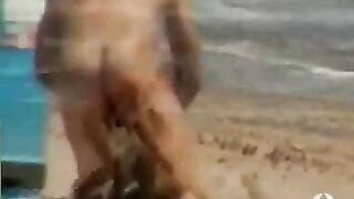 Big Spain Daniel Lopez Caught Naked on the beach