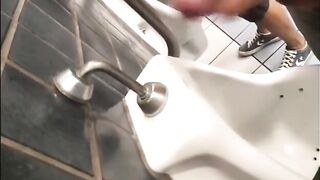 Big cock wankers on bathroom