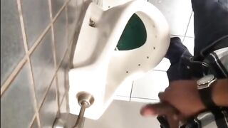 Big cock wankers on bathroom