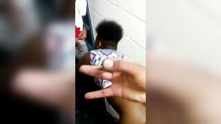 Caught Thot getting tag team stairwell my phone went dead
