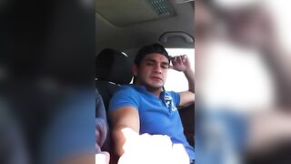 Uber Driver giving me a Handjob